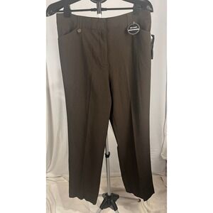Counterparts Slimming Sensations Heather Brown Dress Pants 103388 Womens Size 12